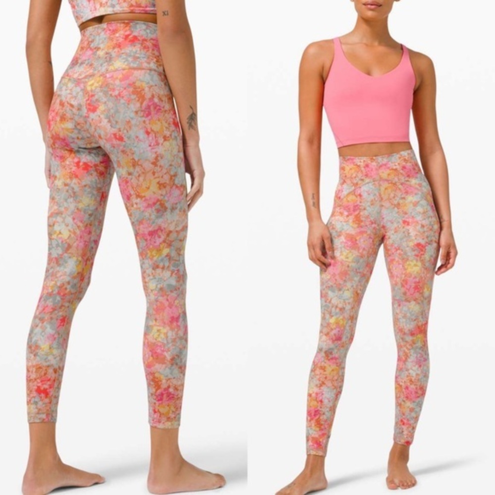 Lululemon Align Inflorescence Multi Colored Leggings